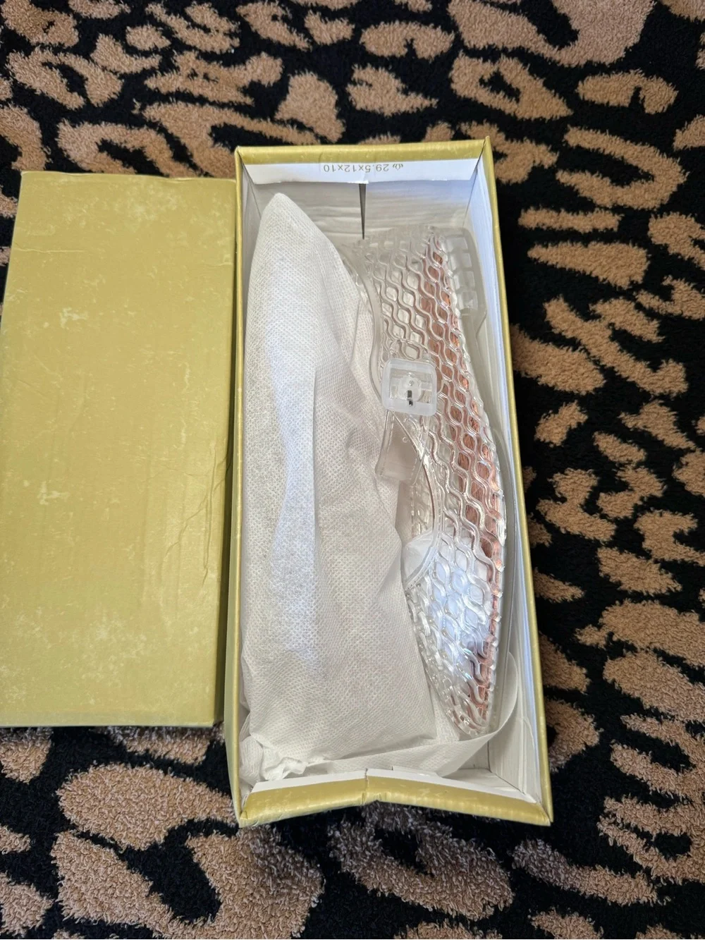 Clear Jelly Mary Jane Flats in Transparent Silver - Women's